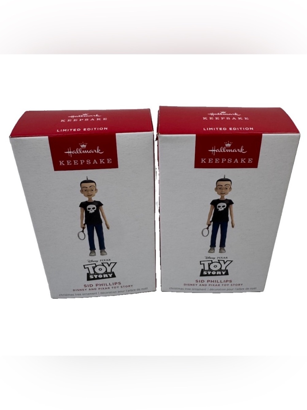 Lot Of 2 Hallmark Keepsake 2025 Sid Phillips Disney Pixar Toy Story Limited Ed.